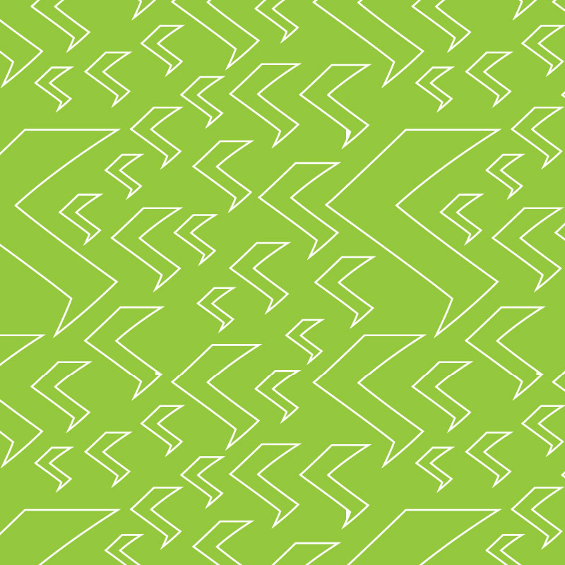 Abstract pattern of white zigzag and angular lines on a light green background, evoking the energy of electrical services The dynamic, geometric design features repeating shapes and varying line thicknesses